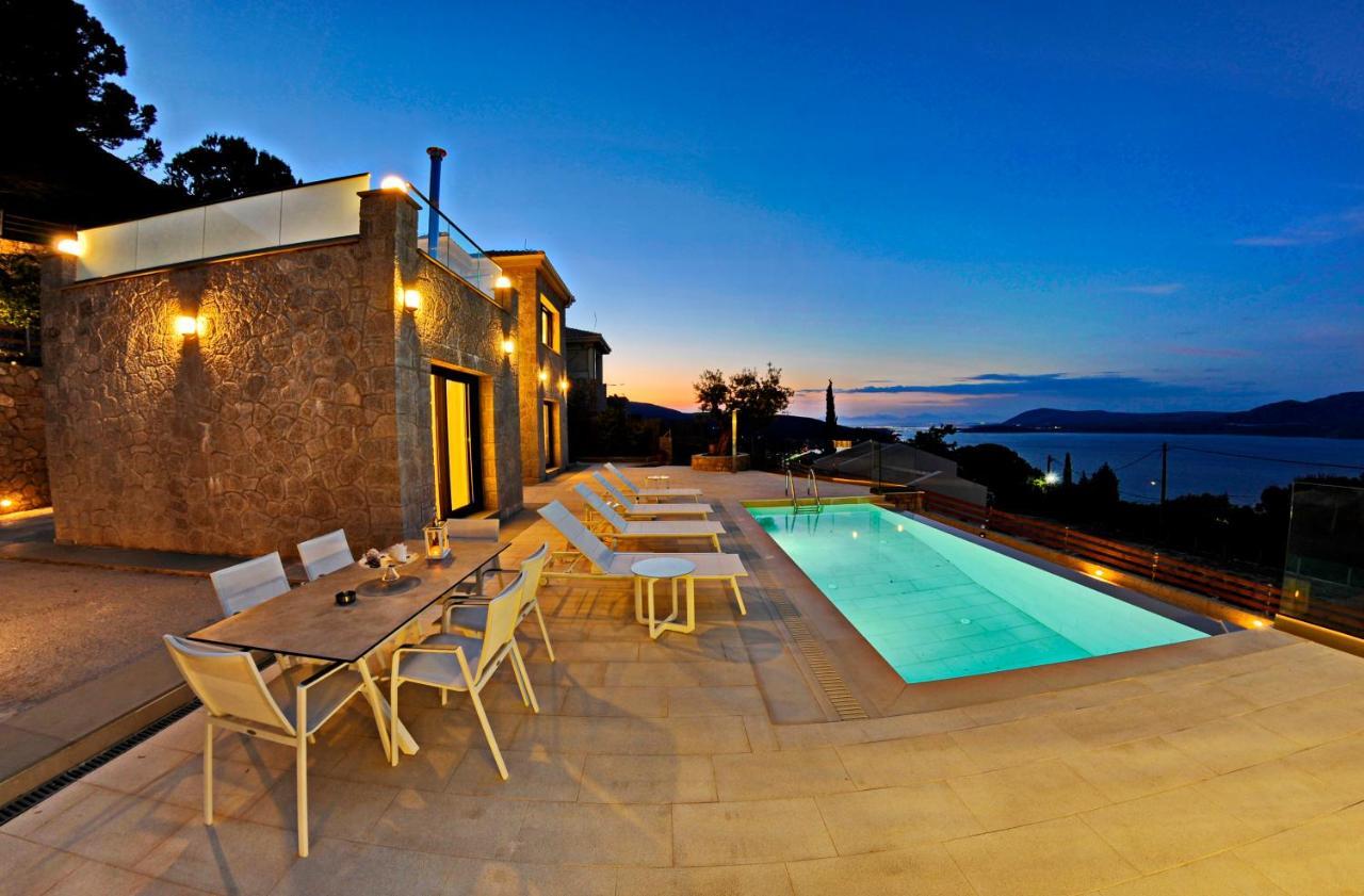 Ionian Stone Luxury Villa ニキアナ エクステリア 写真