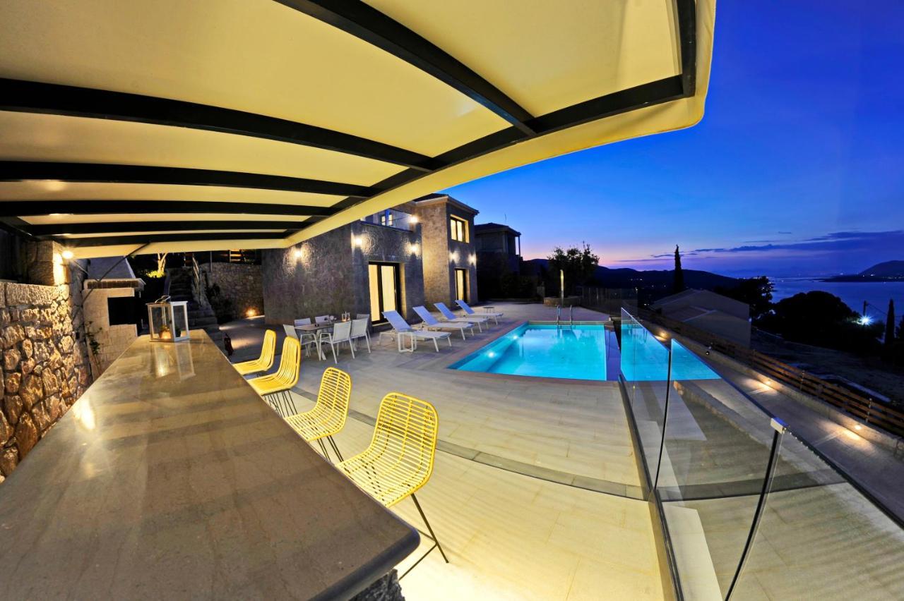 Ionian Stone Luxury Villa ニキアナ エクステリア 写真