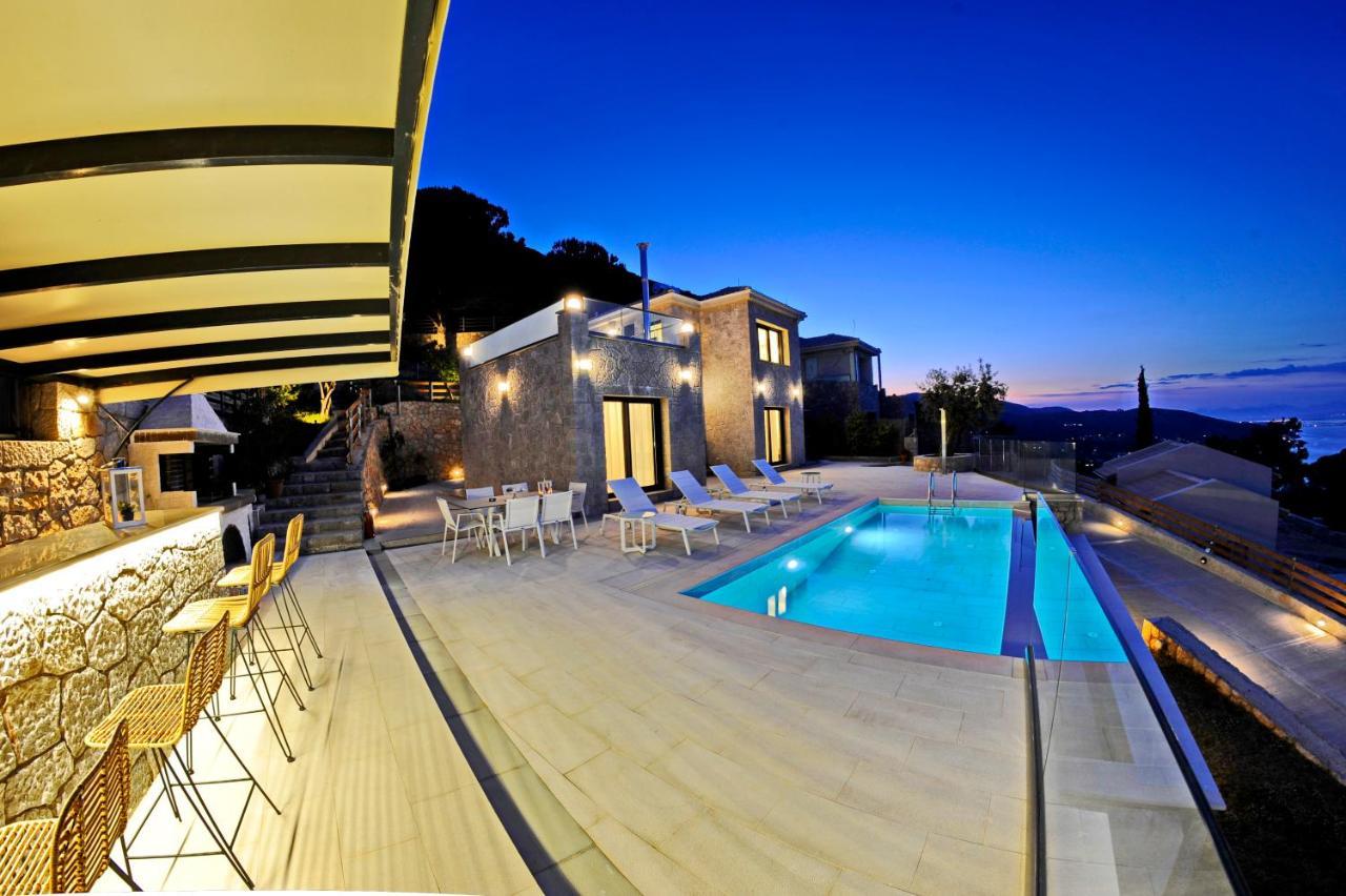 Ionian Stone Luxury Villa ニキアナ エクステリア 写真